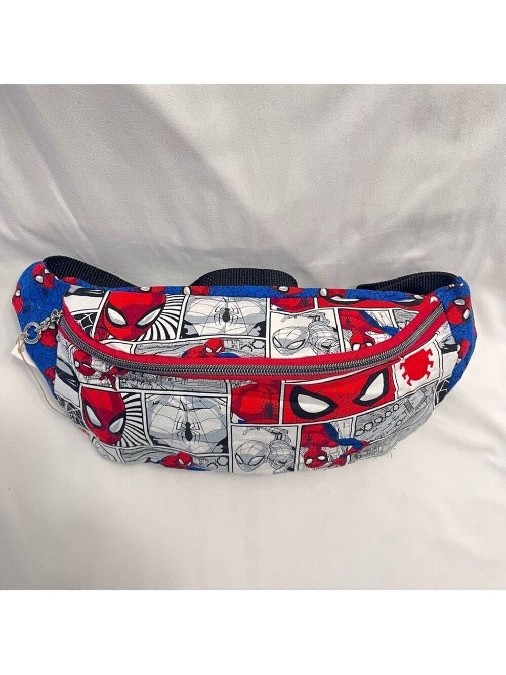Handmade Spider-Man Marvel Comic Book Fanny Pack Belt Bag